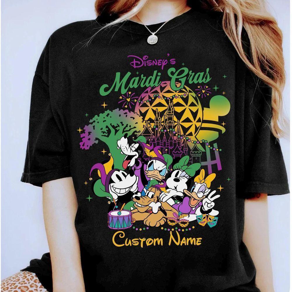 Personalized Mickey Friends Mardi Gras Carnival Vuitino Merch